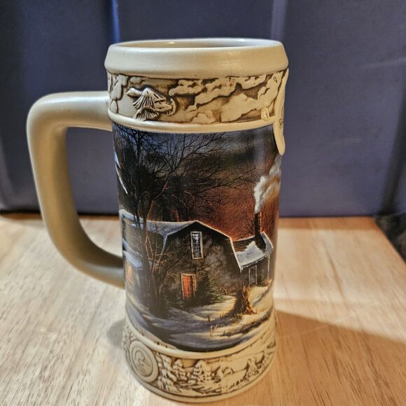 Terry Redlin Ducks Unlimited Miller Beer THE PLEASURES OF WINTER 2nd in Series - Picture 3 of 7